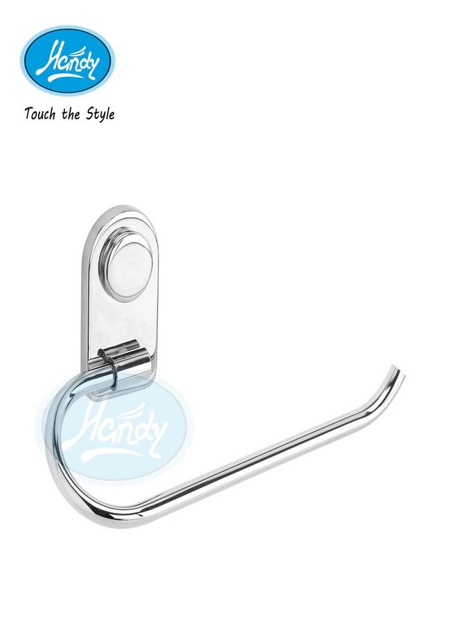 HANDY Stainless Steel Bathroom Accessories 6 pcs Set Towel Rod - 24" | Towel Ring | Soap Dish | Toothbrush Holder | Rob Hook | Paper Holder | Bathroom Hardware Heavy Duty Wall Mounted - Image 4